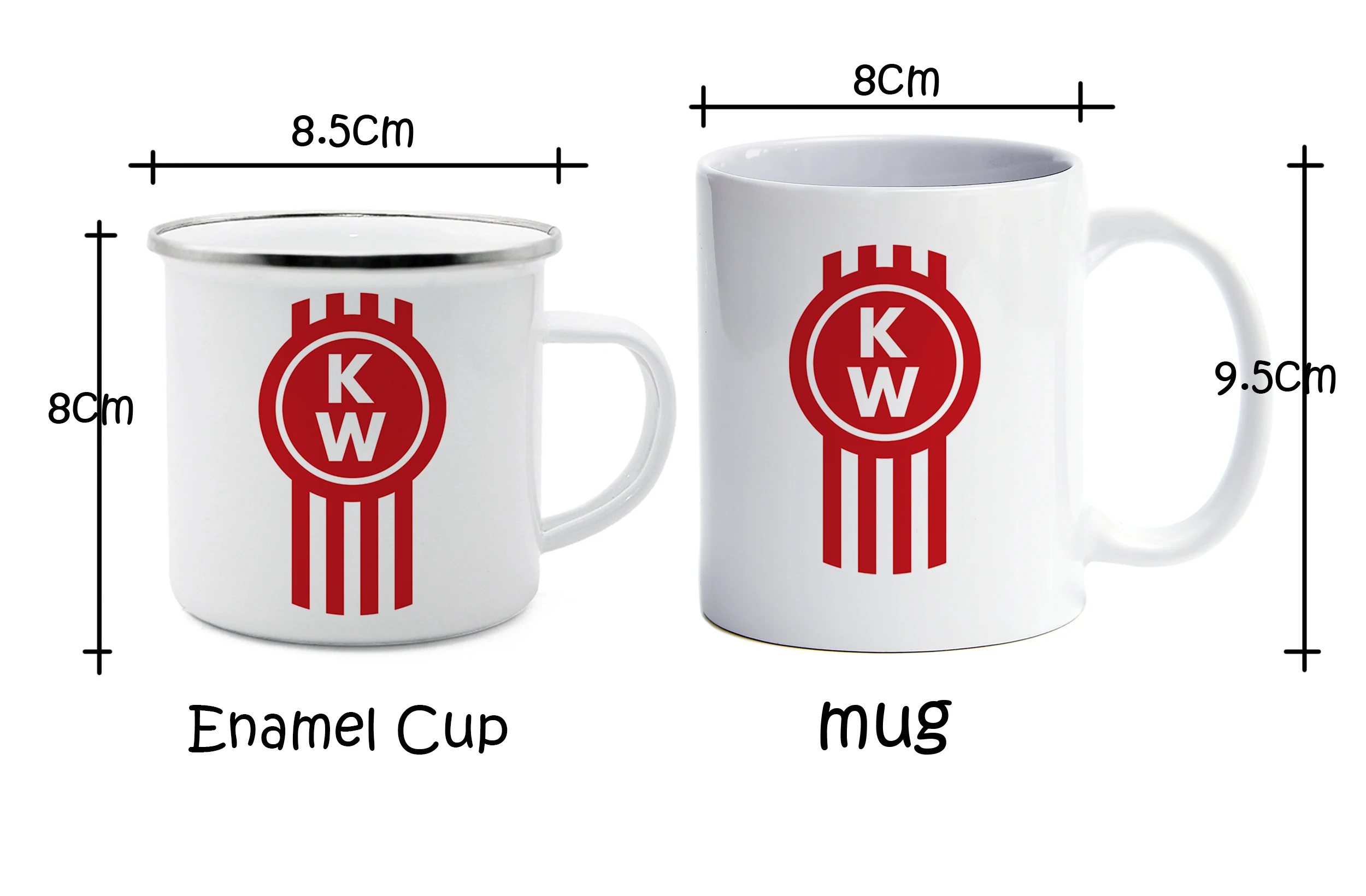 Kenworth Metal and Enamel Mug Set 300ml 2 Kenworth Metal and Enamel Mug Set 300ml - Image 2