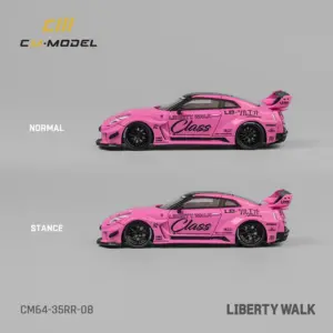 Hot Pink Nissan GTR R35 LBWK Diecast Model 7 S566d3d0b30574f329bdf51b7de88511ao