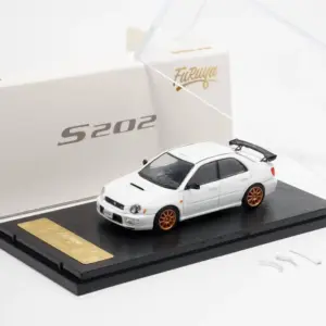 White Subaru Impreza GGA 1/64 Diecast Model 5 S5695fb12ef384372b0f9bb44018f8153G