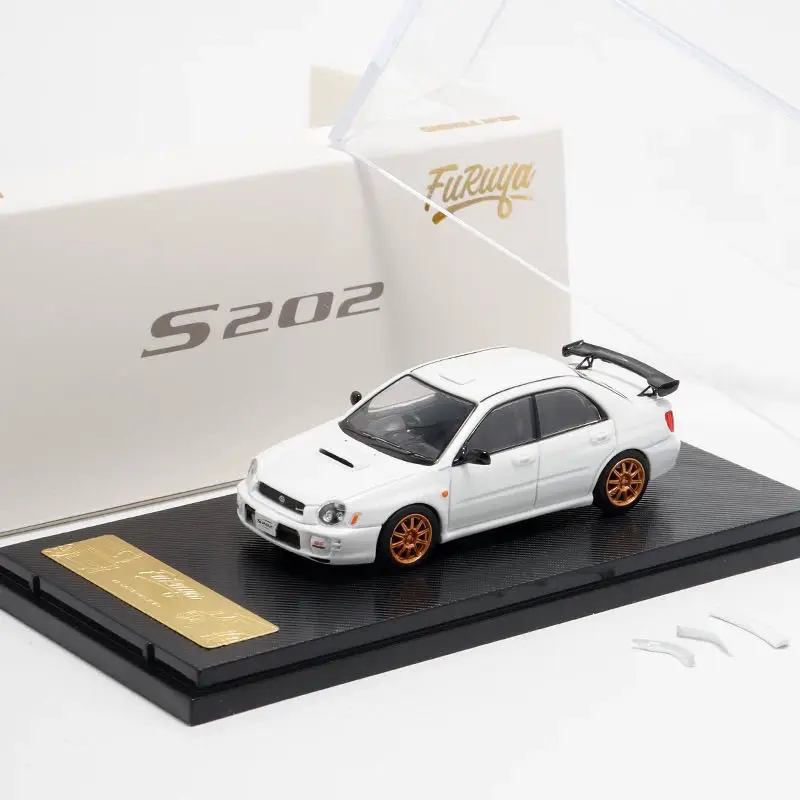 White Subaru Impreza GGA 1/64 Diecast Model 2 White Subaru Impreza GGA 1/64 Diecast Model - Image 2
