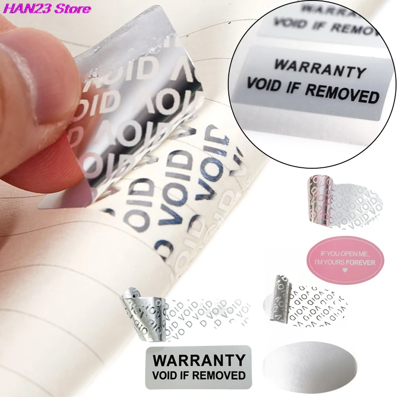 Holographic Tamper-Evident Sticker Set (100 Pack) 3 Holographic Tamper-Evident Sticker Set (100 Pack) - Image 3