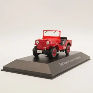 Vintage Red Jeep Willys Model for Collectors 7 S56f9ac574a00435f8d36cab132cb9cb2R