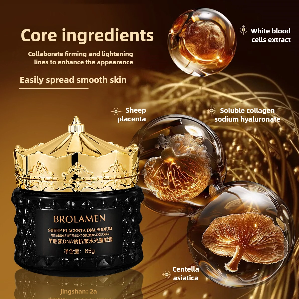 Luxury Brolamen Sheep Placenta DNA Anti-Wrinkle Face Cream 4 Luxury Brolamen Sheep Placenta DNA Anti-Wrinkle Face Cream - Image 4