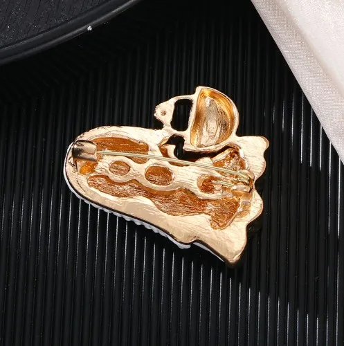 Halloween Ghost and Pumpkin Brooch XZ7413 4 Halloween Ghost and Pumpkin Brooch XZ7413 - Image 4