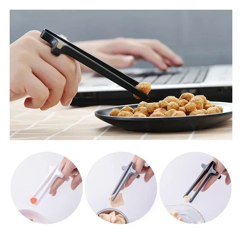 White Finger Chopsticks for Effortless Snacking 3 White Finger Chopsticks for Effortless Snacking - Image 3