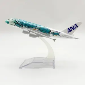 Vibrant Airbus A380 Model in 1:300 Scale 19 S577457b70dcd40b7bd62f3ee329b39b6y