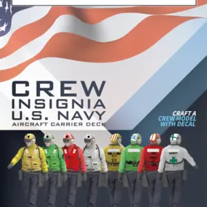 U.S. Navy Aircraft Carrier Crew Water Decals 1:48 8 S5780475c6f4241f6b73d205c6743a129m