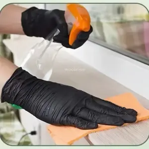 Black Disposable PVC Safety Gloves 50-100 pcs 10 S5780892f0caa43e4863d0efa84dea872z 1