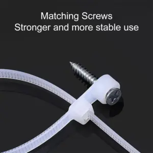 Durable Nylon Cable Tie with Screw Mount 9 S57a119a14bdf480588ec9b253598d1a5P
