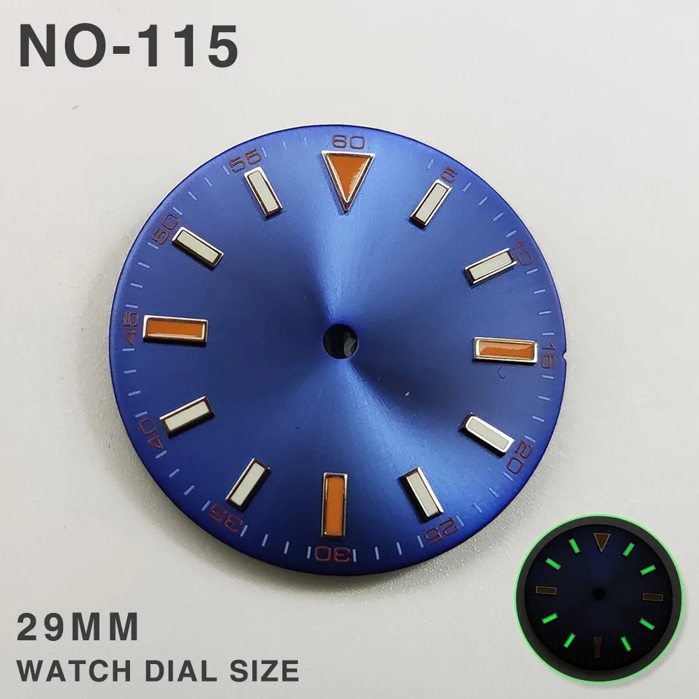 29mm Green Luminous Watch Dial for Seiko 2813, 8215 9 29mm Green Luminous Watch Dial for Seiko 2813, 8215 - Image 9