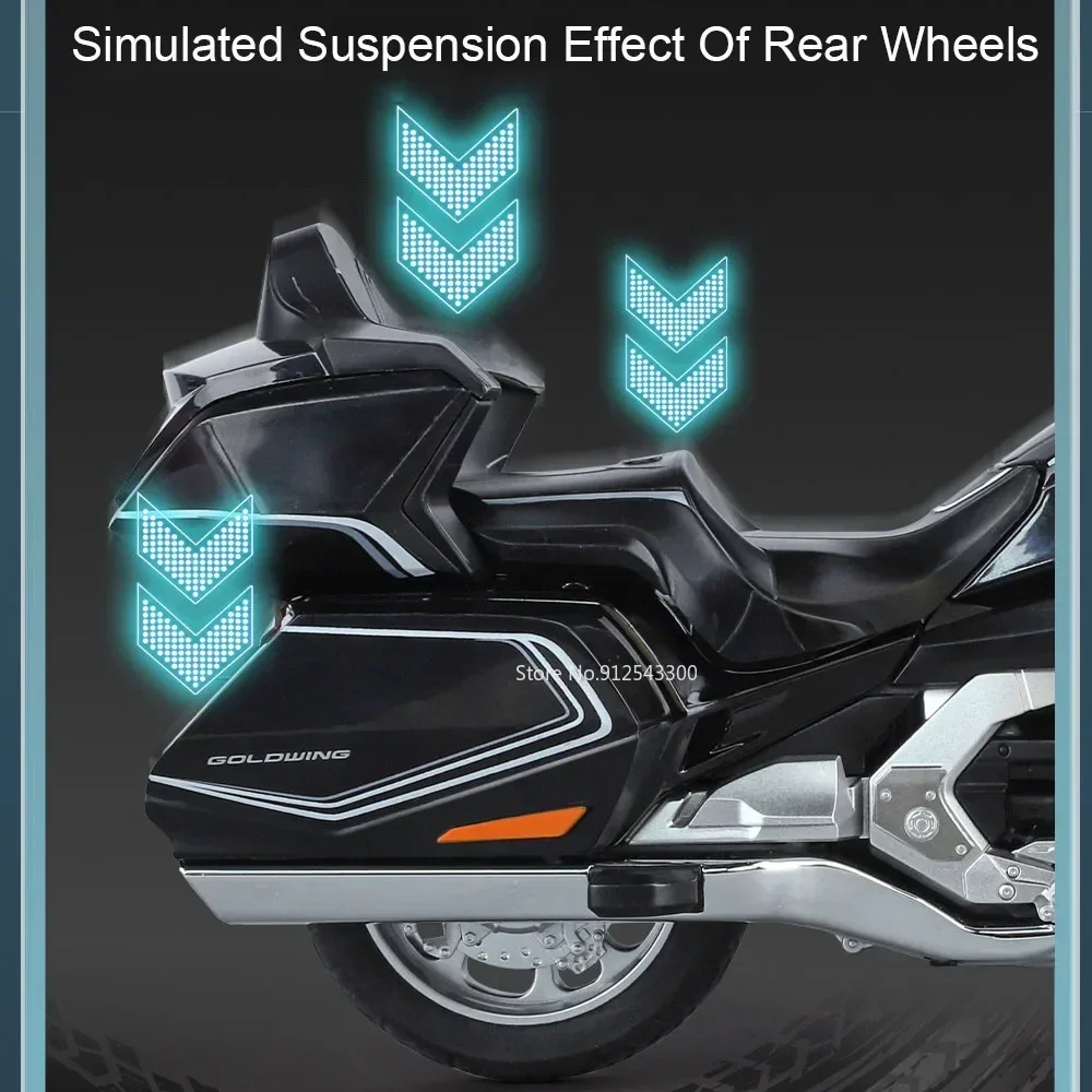 1:11 Honda Gold Wing GL800 Motorcycle Model 2 1:11 Honda Gold Wing GL800 Motorcycle Model - Image 2