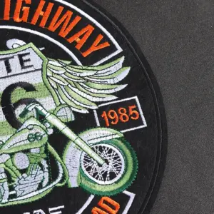 Punk Circular Badge Patch Route 66 Design 11 S57cbf708cab34978ac9ac8c7a941a869w