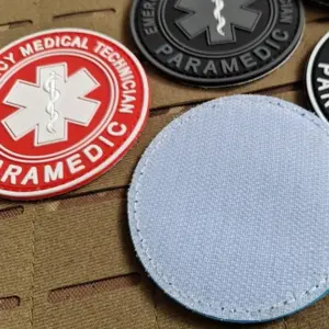 Emergency Medical Paramedic PVC Patch in 5 Colors 15 S57ce22b164b74ed89656966f7728dade4