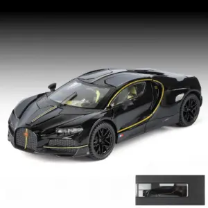 Gold Bugatti 1:24 Diecast Model Car 19 S57dea0e3774345b4ac0579db0fb6eaf7O