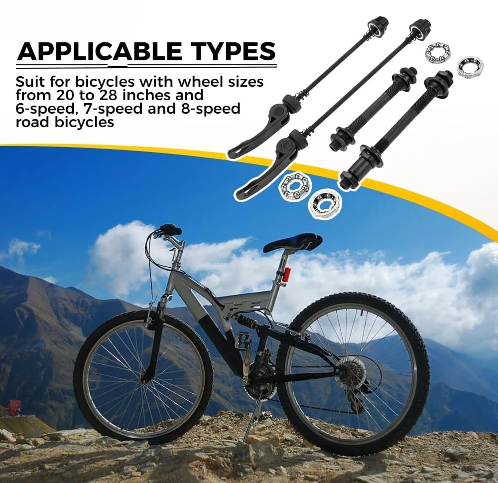 Durable Aluminum ChromeMoly Quick Release Axle Kit 6 Durable Aluminum ChromeMoly Quick Release Axle Kit - Image 6