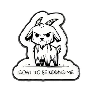 Playful Irritable Goat Brooch in Alloy 11 S57ebd26bd4e94556b3d3ce4b0c4567ceS