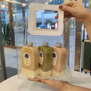 Transparent PVC Gift Bag with Square Handle 7 S58347726820142a0beb6406a35847cdaG