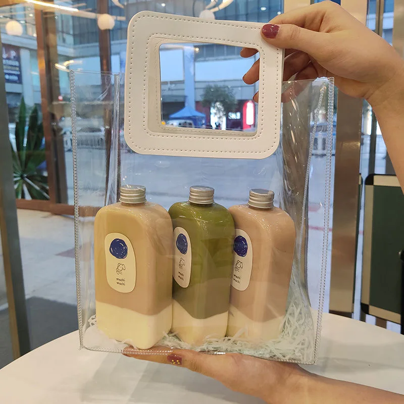 Transparent PVC Gift Bag with Square Handle 3 Transparent PVC Gift Bag with Square Handle - Image 3