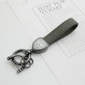 Infiniti 3D Metallic Leather Keychain in Multiple Colors 9 S5854394c9a494a59977d2b8ff8cf9f93p