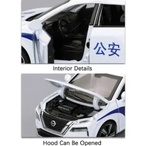 1:32 Scale Diecast Police Car Model E21016 14 S58b63cb5e353484286661f494f0581b8N