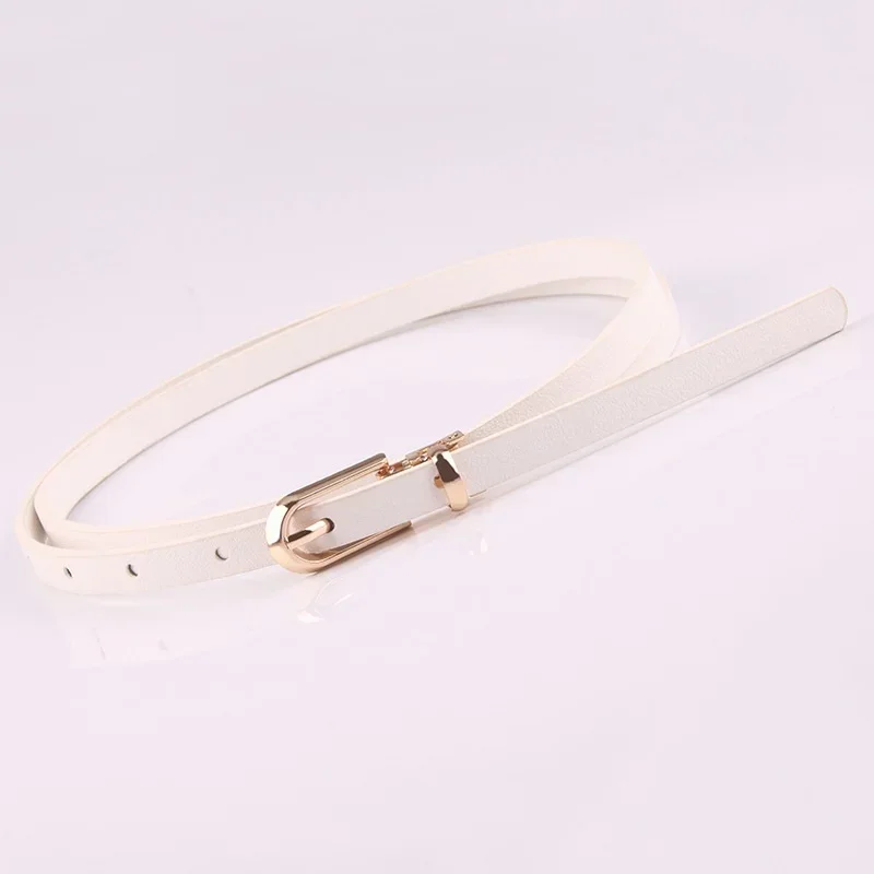 Women's Faux Leather Slim Belt Collection 3 Women's Faux Leather Slim Belt Collection - Image 3