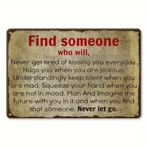 Vintage Metal Sign 20x30cm with Distressed Finish 16 S59021466ea4f4bd4957b65aa96bf1c47W