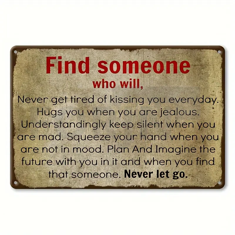 Vintage Metal Sign 20x30cm with Distressed Finish 7 Vintage Metal Sign 20x30cm with Distressed Finish - Image 7