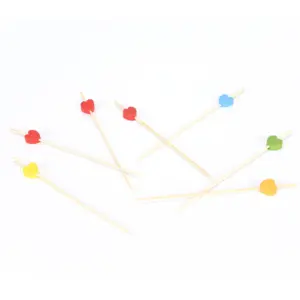 Bright Heart-Shaped Wooden Food Forks Set - Pack of 100 13 S5906329d4ade46d68910dac76c2a09407