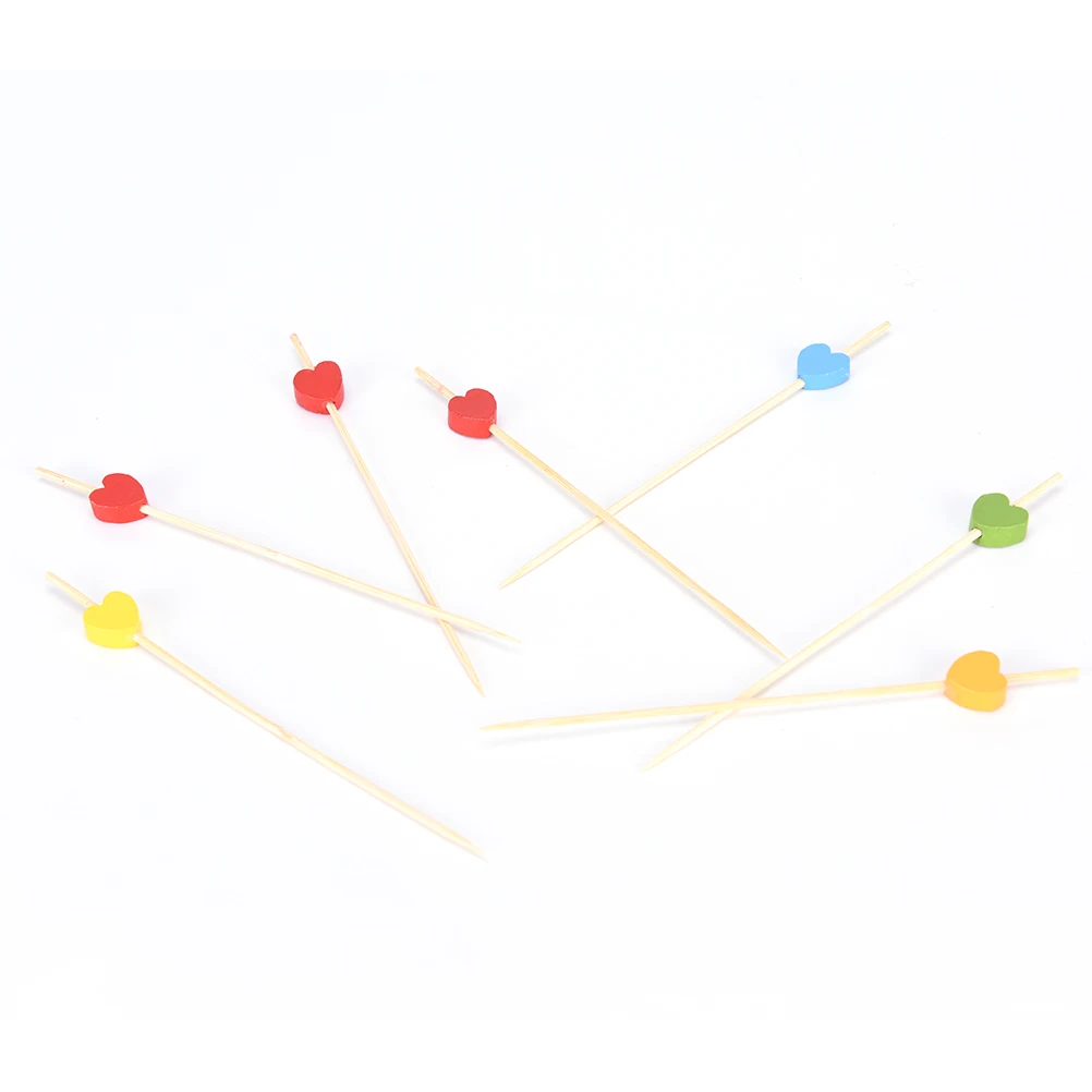 Bright Heart-Shaped Wooden Food Forks Set - Pack of 100 4 Bright Heart-Shaped Wooden Food Forks Set - Pack of 100 - Image 4