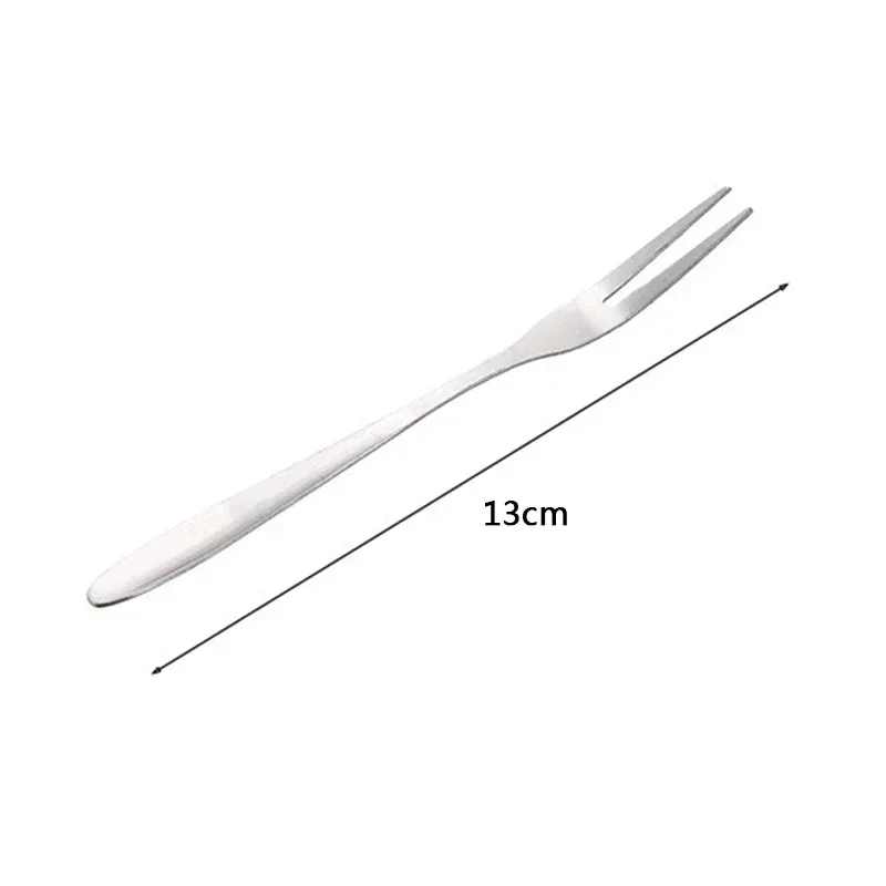Stainless Steel Fruit Fork Set - 5 or 10 Pieces 6 Stainless Steel Fruit Fork Set - 5 or 10 Pieces - Image 6