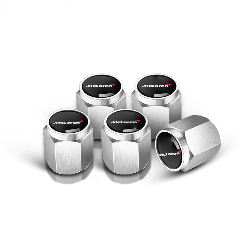 McLaren-Inspired Aluminum Tire Valve Caps Set 3 McLaren-Inspired Aluminum Tire Valve Caps Set - Image 3