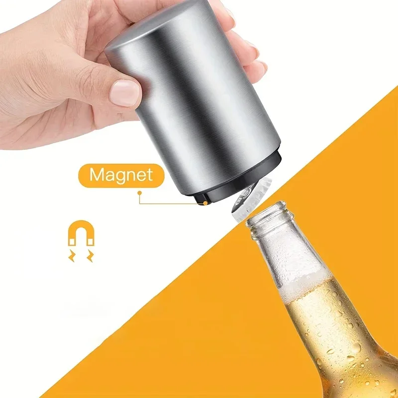 Stainless Steel Magnetic Beer Opener 2 Stainless Steel Magnetic Beer Opener - Image 2