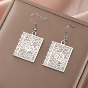 Stainless Steel Islamic Allah Earrings 10 S594e61afaeec42ce9c64082787ec2396s