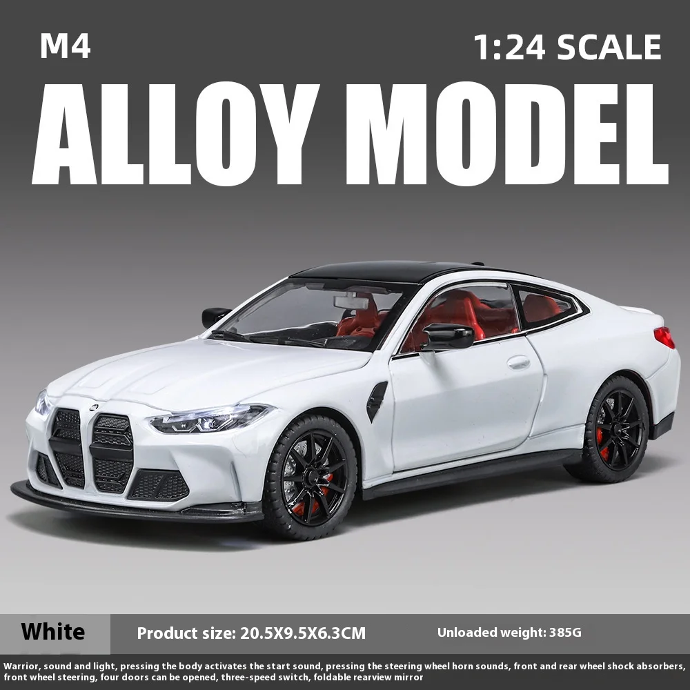 1:24 Alloy Car Model in Vibrant Yellow 9 1:24 Alloy Car Model in Vibrant Yellow - Image 9