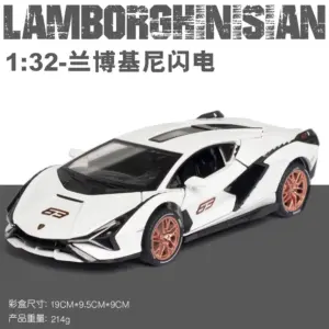 1:32 Scale Diecast Lamborghini Sian Model 19 S5993f6aa55f94ff996933183735e1a737
