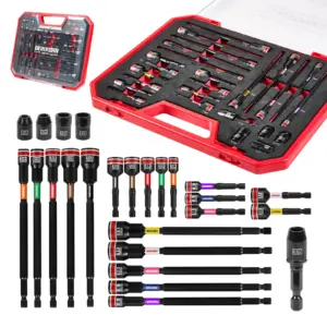 25PCS Magnetic Nut Driver Set for DIY and Professionals