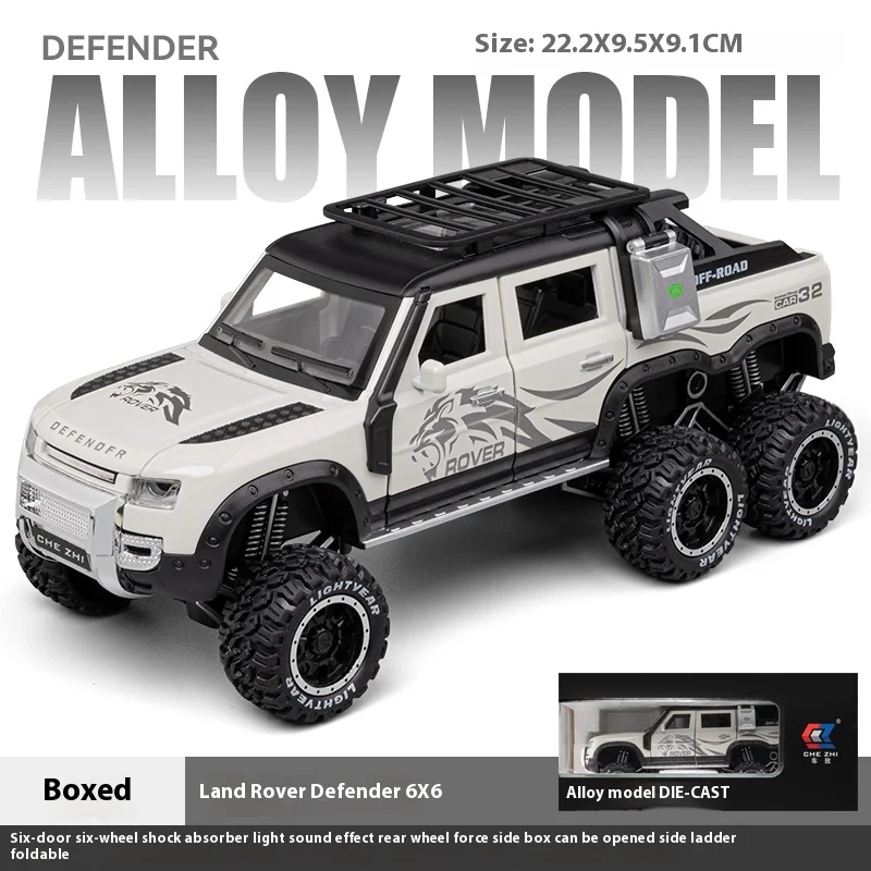 1:24 Scale Diecast Land Rover Defender Model 7 1:24 Scale Diecast Land Rover Defender Model - Image 7