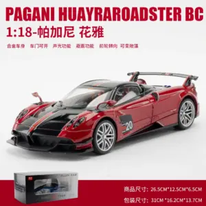1:18 Blue Huayra BC Diecast Model with Light and Sound 16 S59f5d4c91eb54e67a66dd4a35544152ct