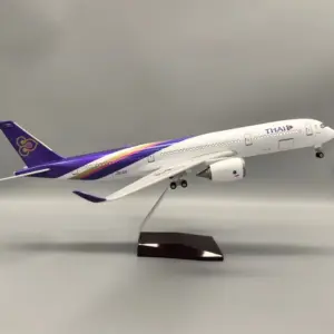 Deep Blue Airbus A350 Model Plane - 47cm 8 S5a373fb5f9cd4edfb3bdbdc7b1a8aaccg