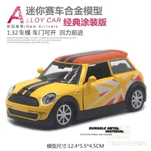 Mini Cooper Classic 1:32 Diecast Model in Vibrant Colors 19 S5a42b087c4554ed8a7390ada6cc16933m
