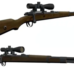 German 98K Sniper Paper Model 120cm 8 S5a5681f14bf84066b5143c210d442a42R