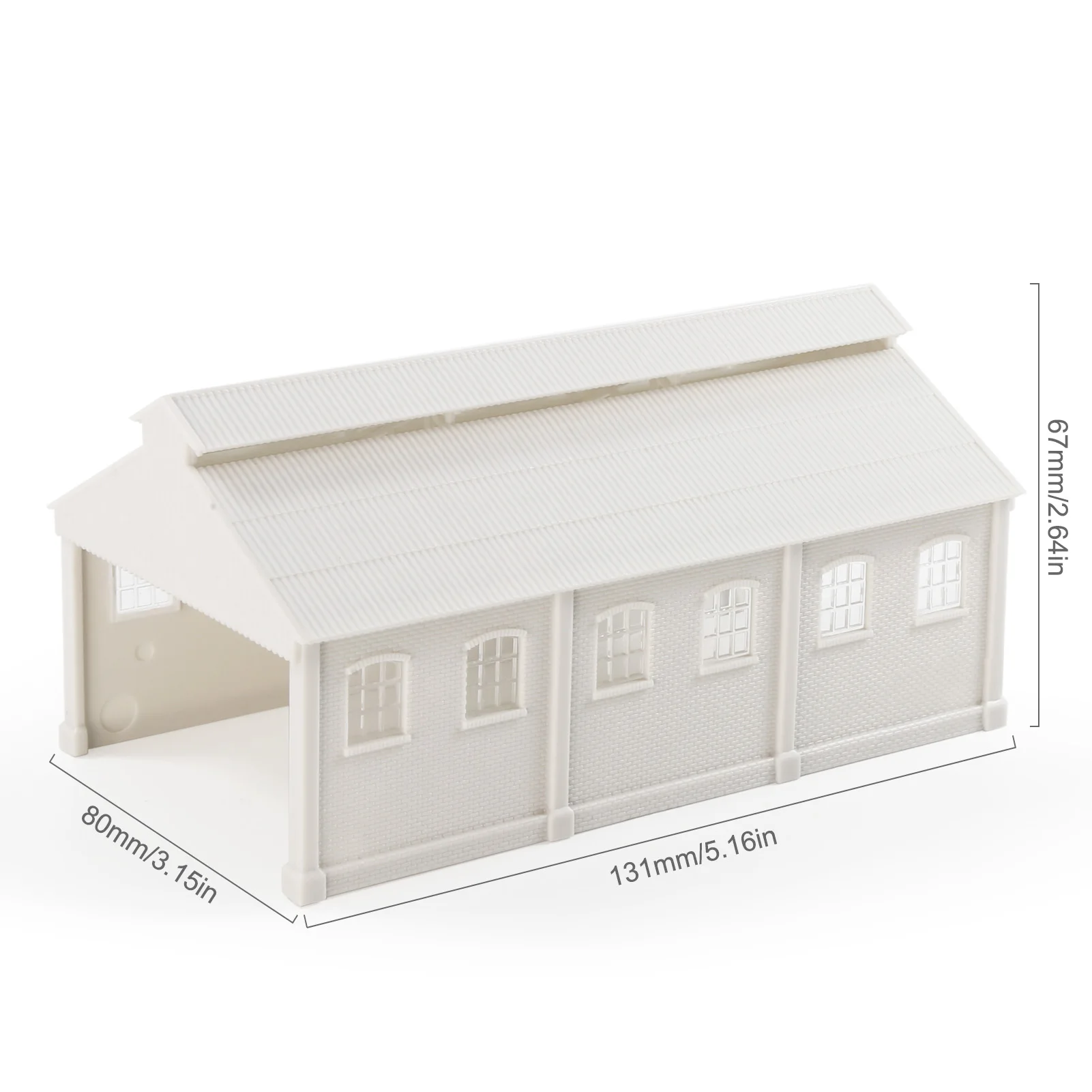 N Scale Locomotive Maintenance Building Model 6 N Scale Locomotive Maintenance Building Model - Image 6