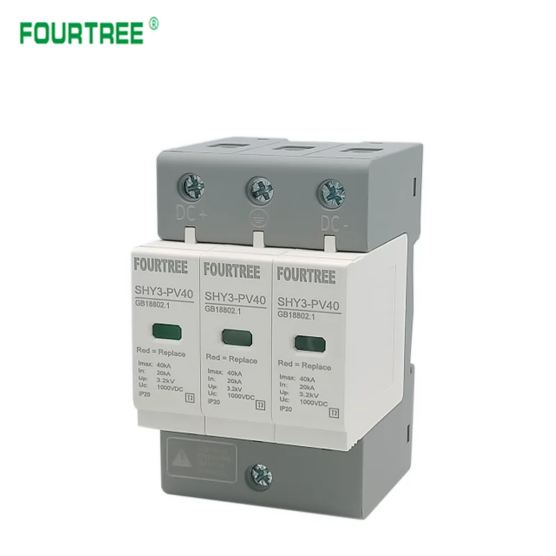 SHY3-PV 3-Pole DC Surge Protection Device 2 SHY3-PV 3-Pole DC Surge Protection Device - Image 2