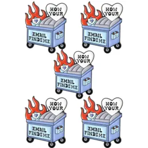 Funny Flame Trash Can Brooch for Style 11 S5aafebb54fd64e56b92d320ce4fd95f5n