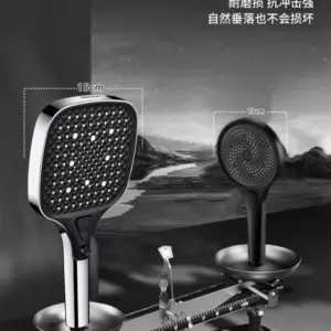 High-Pressure Square Rainfall Shower Head 15 S5abe0b46e9f04c948881336069e63d3e3