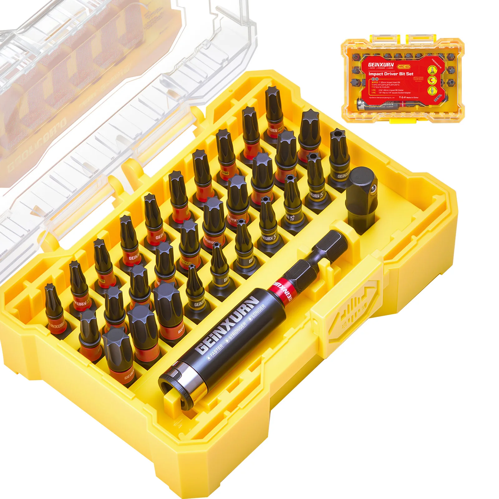 Impact Screwdriver Bits Set with Magnetic Holder 1 Impact Screwdriver Bits Set with Magnetic Holder