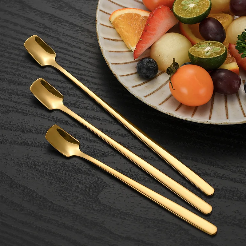 Elegant Gold Stainless Steel Stirring Spoon 14.8cm 3 Elegant Gold Stainless Steel Stirring Spoon 14.8cm - Image 3