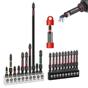 Impact Pozi Screwdriver Bit Set for Impact Drills