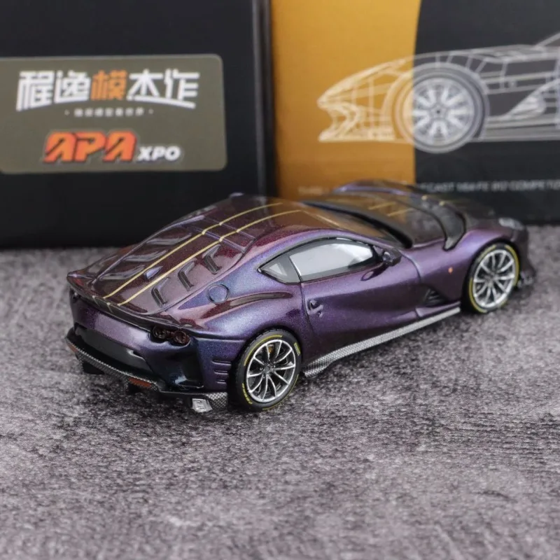 Purple TOC Fuleme 812C Scale Model Car 3 Purple TOC Fuleme 812C Scale Model Car - Image 3