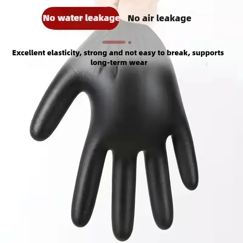 Black Nitrile Disposable Gloves 70-100g Pack 4 Black Nitrile Disposable Gloves 70-100g Pack - Image 4